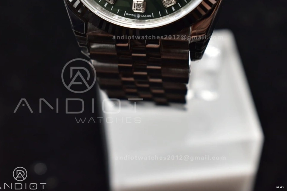 Diamond Jubilee 36 DateJust Bracelet VS3235 Best SS 126234 904L Green 1:1 Steel Edition VSF Dial On 0524